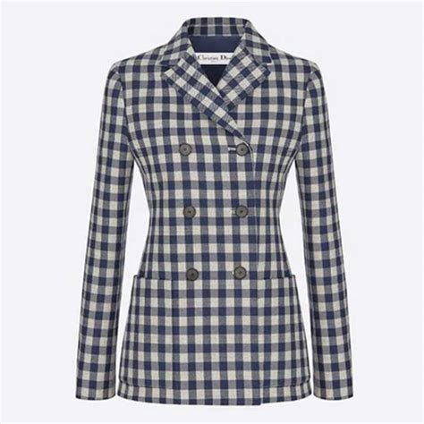 dior check coat|dior silhouette jacket.